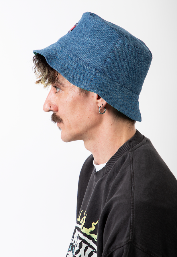 REWORKED TOMMY HILFIGER BUCKET HAT