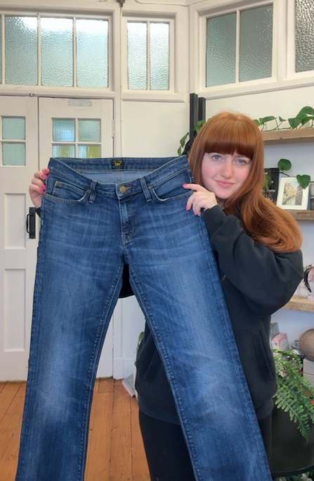 REWORKED LEE JEANS BAG