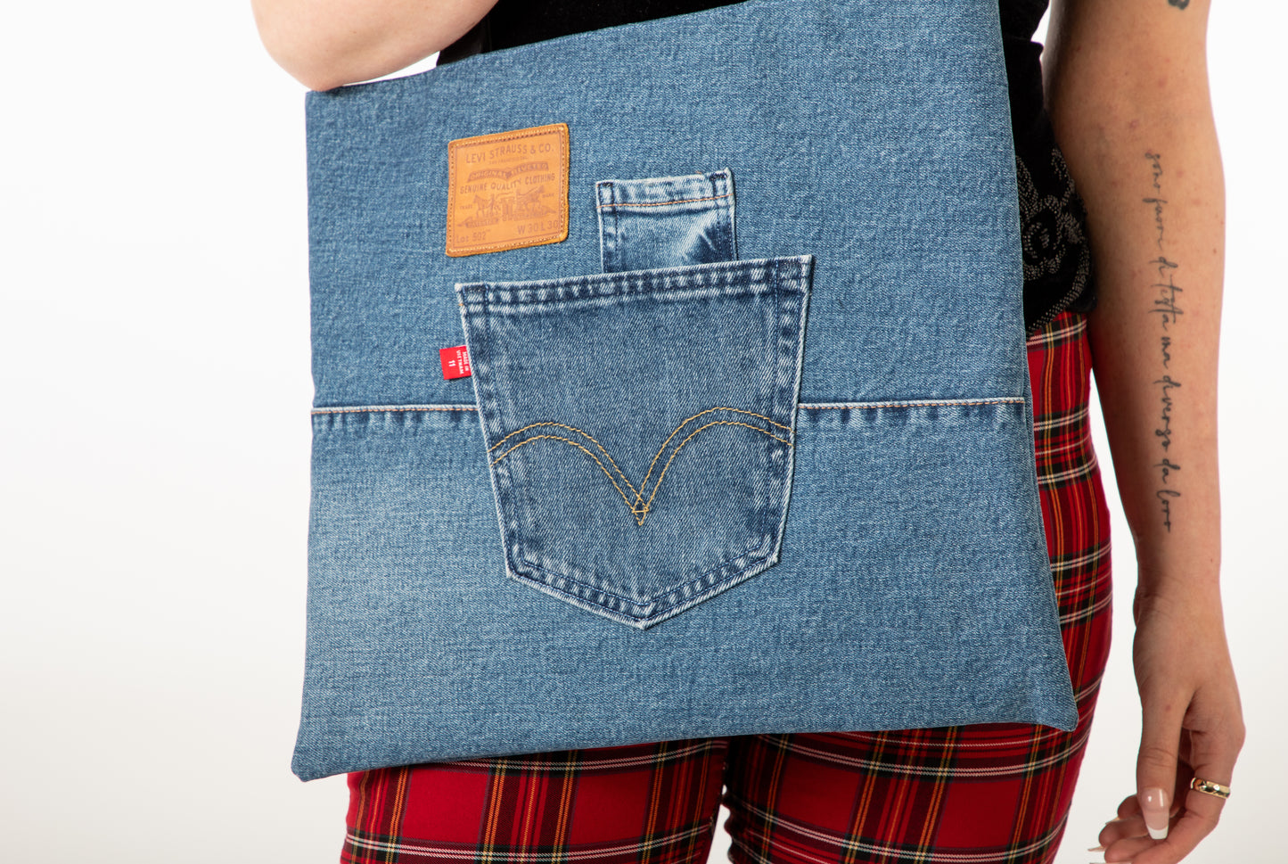REWORKED LEVI'S DENIM TOTE