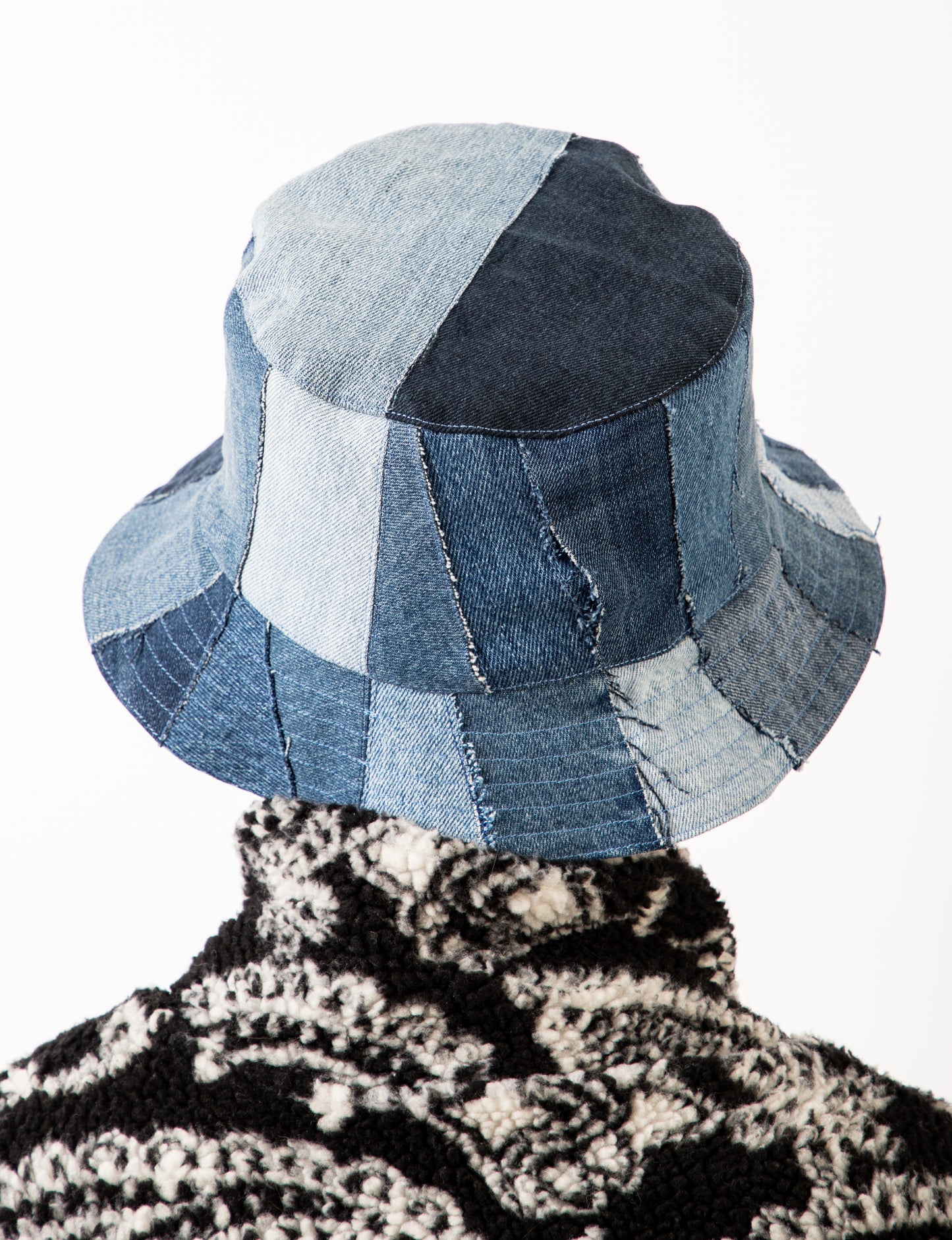 REWORKED PATCHWORK BUCKET HAT